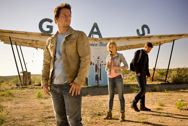 Mark Wahlberg, Nicola Peltz, Jack Reynor On The Set of Transformers 4. Photo by Andrew Cooper.